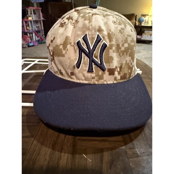 New Era Other - New Era 59FIFTY‎ New York Yankees Digi Camo Fitted Hat 7 3/8 MLB On-Field